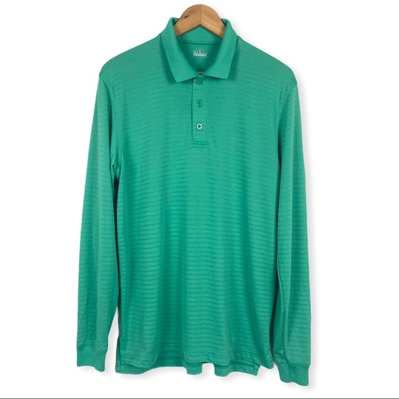 Under Armour Other - Under Armour Long Sleeve Polo Three Button Green Size Small